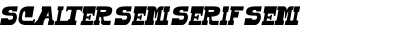 Scalter Semi Serif Semi Condensed Sla